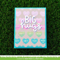 Lawn Fawn Conversation Heart Stencils (LF2478)